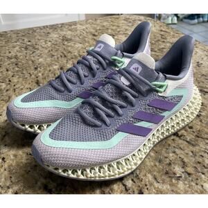 Adidas 4D FWD Shoes Boost Silver Violet Pulse Mint Womens 8.5 Fast Ship